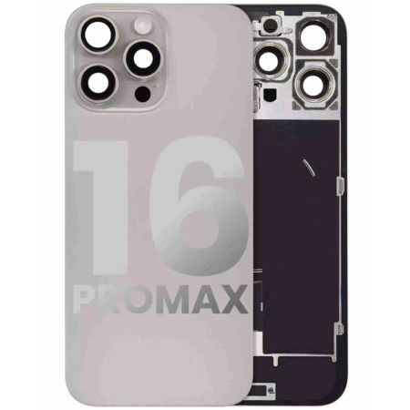 iPhone 16 Pro Max Back Glass / Natural Titanium